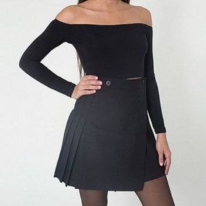 American Apparel Pleated Schoolgirl Skirt